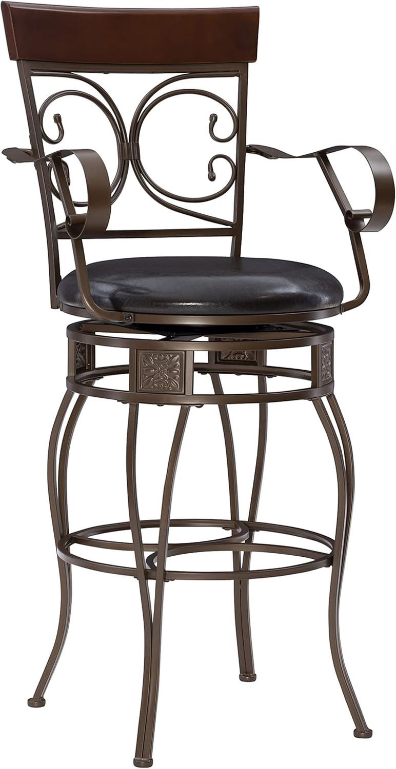 Big and Tall 31 Inch Barstool with Arms