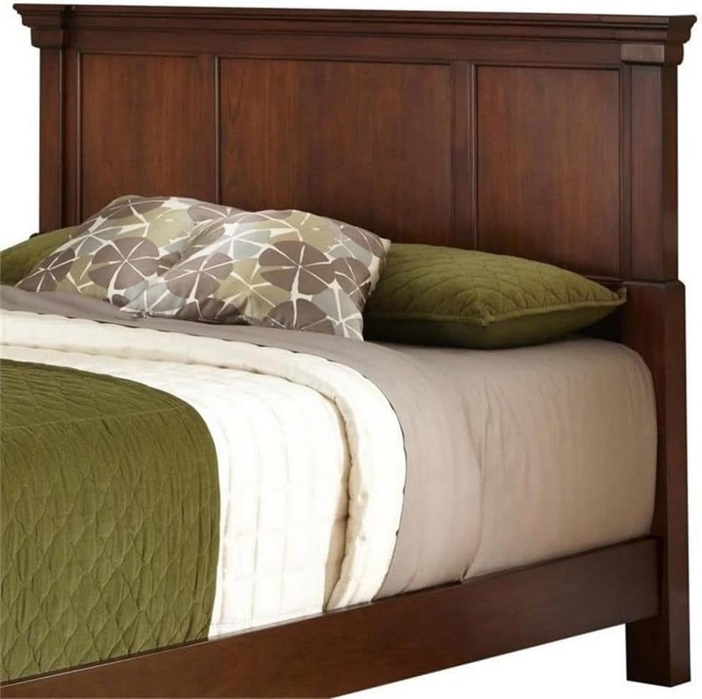Traditional Wood King Headboard with Carved Details and Moldings