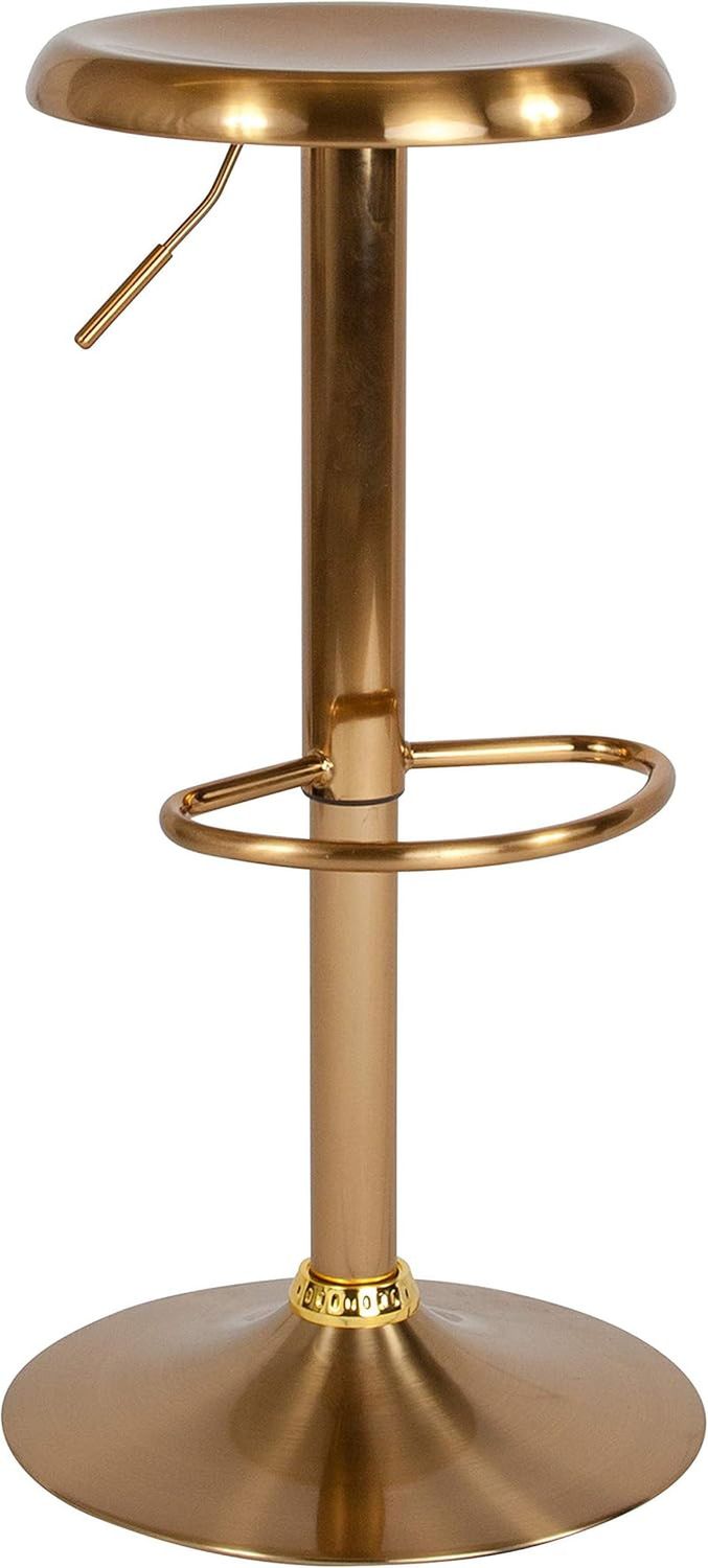 Adjustable Height Retro Metal Barstool for Stylish Seating
