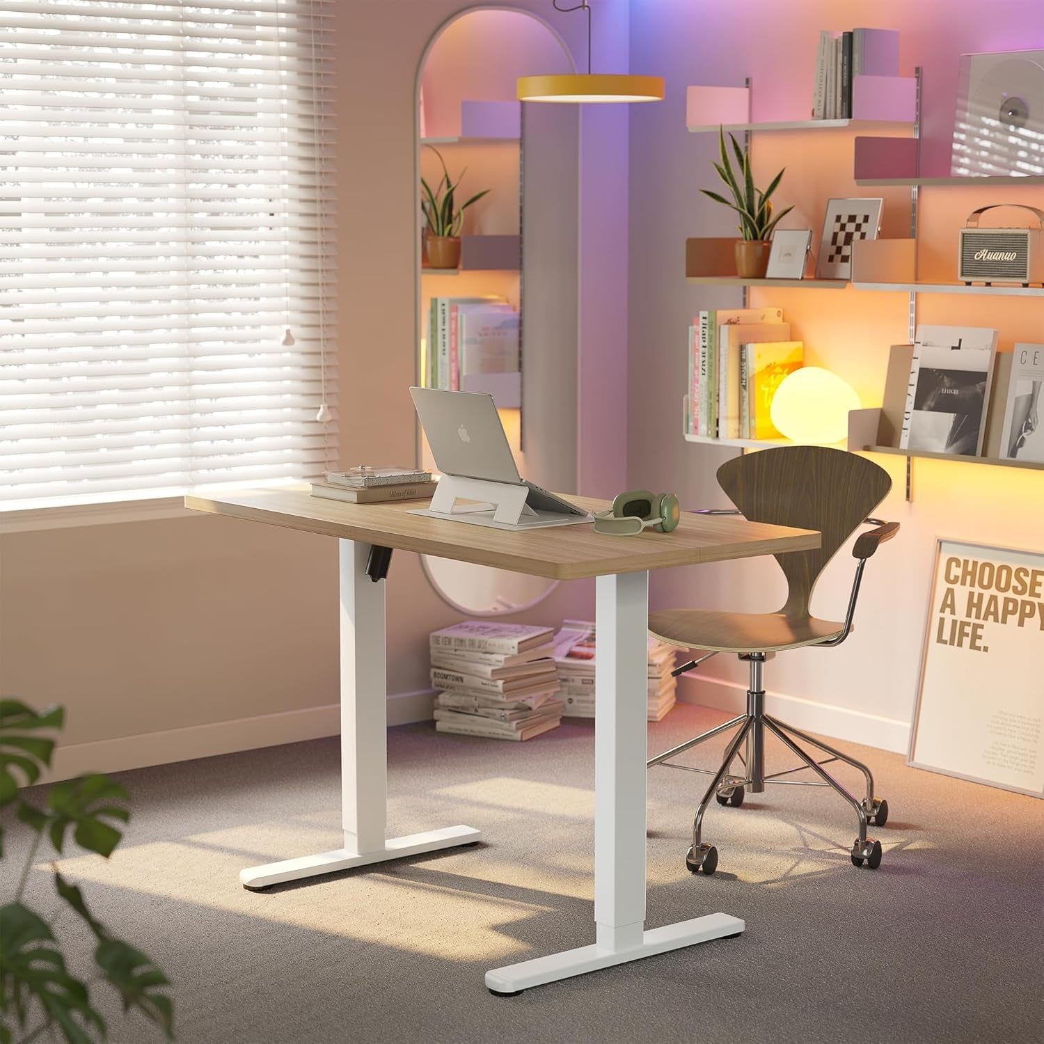 Adjustable Height Electric Standing Desk with Memory Settings