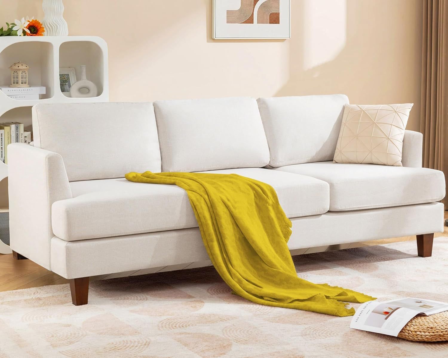 Deep Comfy 3 Seater Sofa Couch for Relaxation