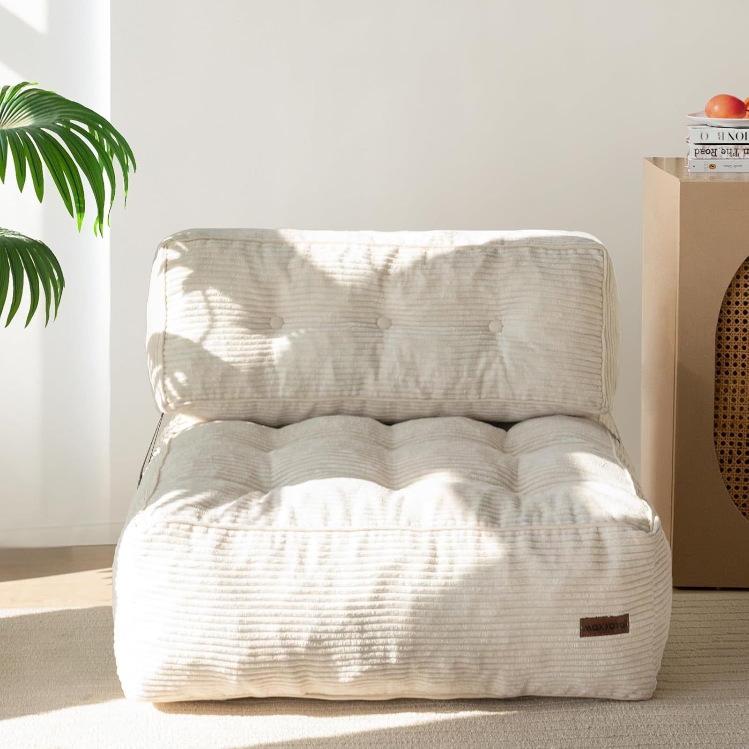 Comfy Portable Floor Sofa Couch with Back Support