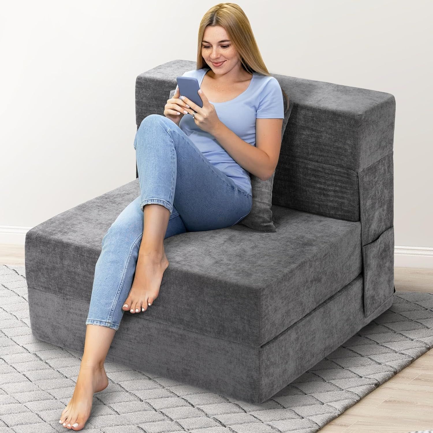 Transformable Memory Foam Sofa Bed for Ultimate Comfort