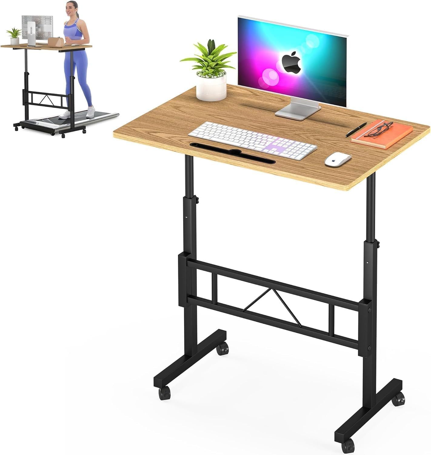 Adjustable Height Portable Standing Desk for Home Office