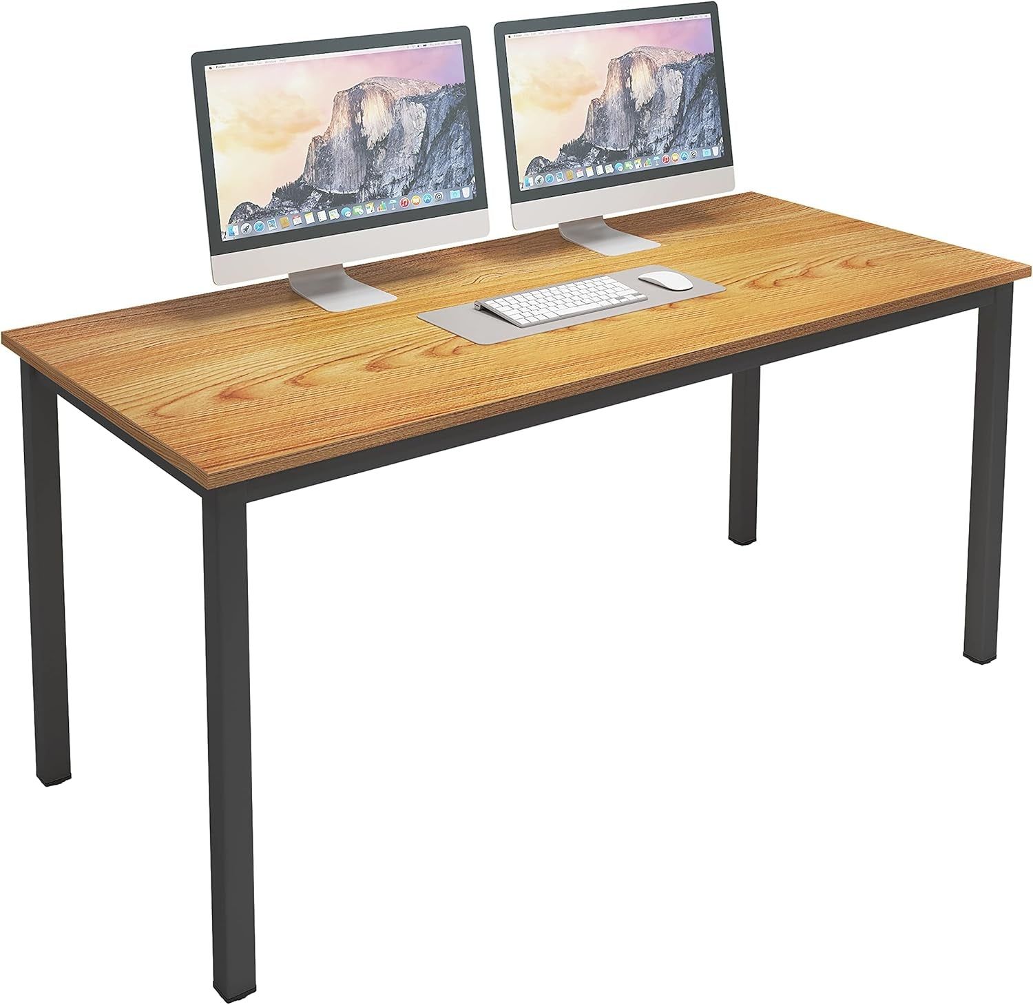 Spacious 63 Inch Computer Desk for Home Office Use