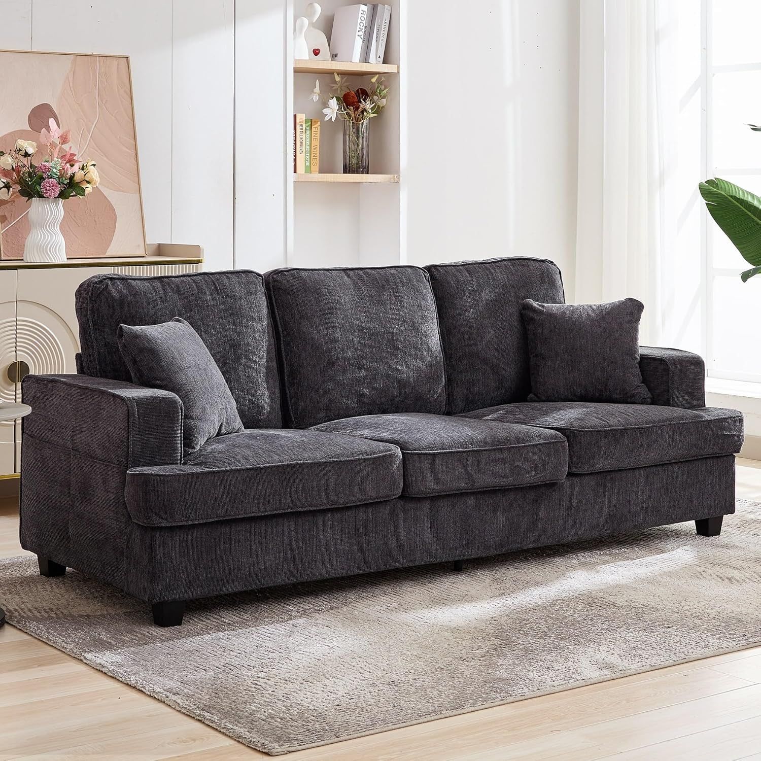 Modern Deep Seat Loveseat Couch for Comfortable Living