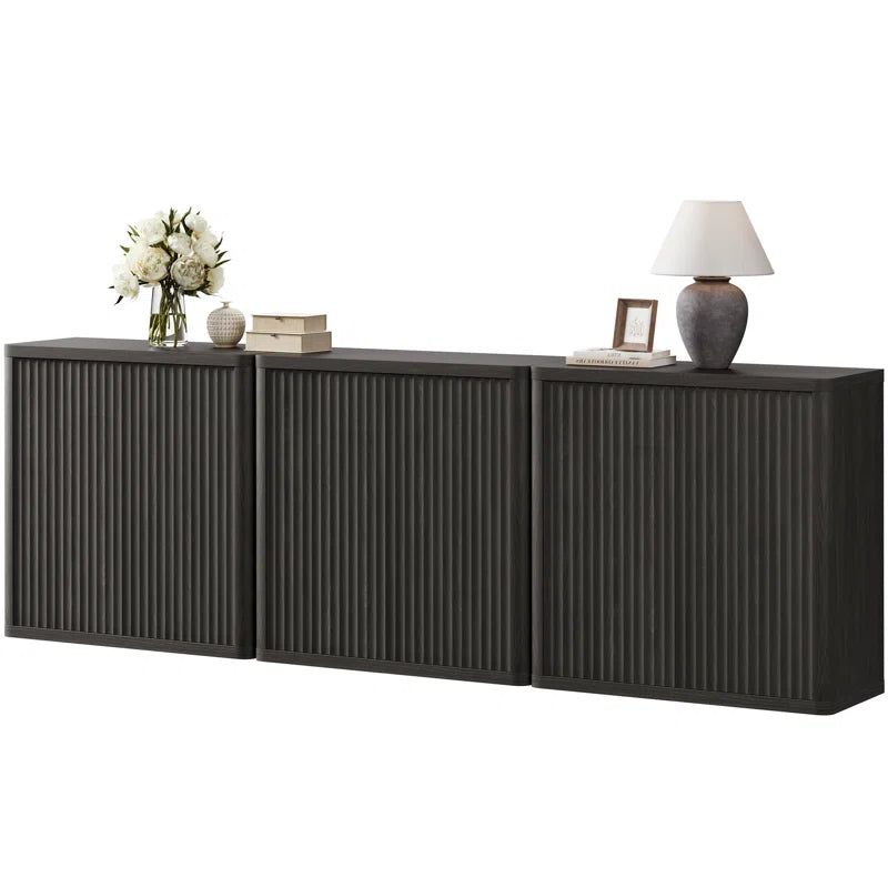 Modern Buffet Sideboard With Adjustable Shelves And Storage