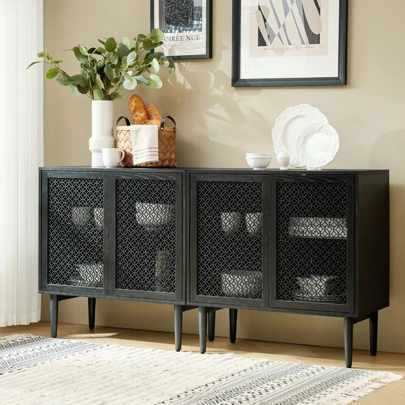 Sleek Accent Cabinet With Built In LED Illumination