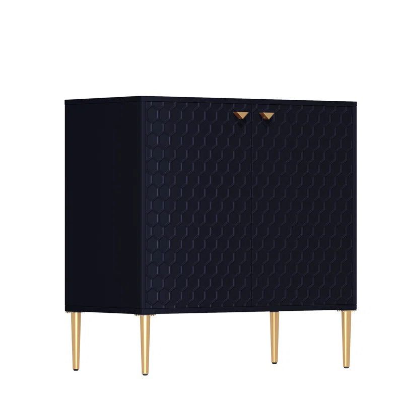 Tall 32 Inch TwoDoor HighGloss Premium Cabinet Storage