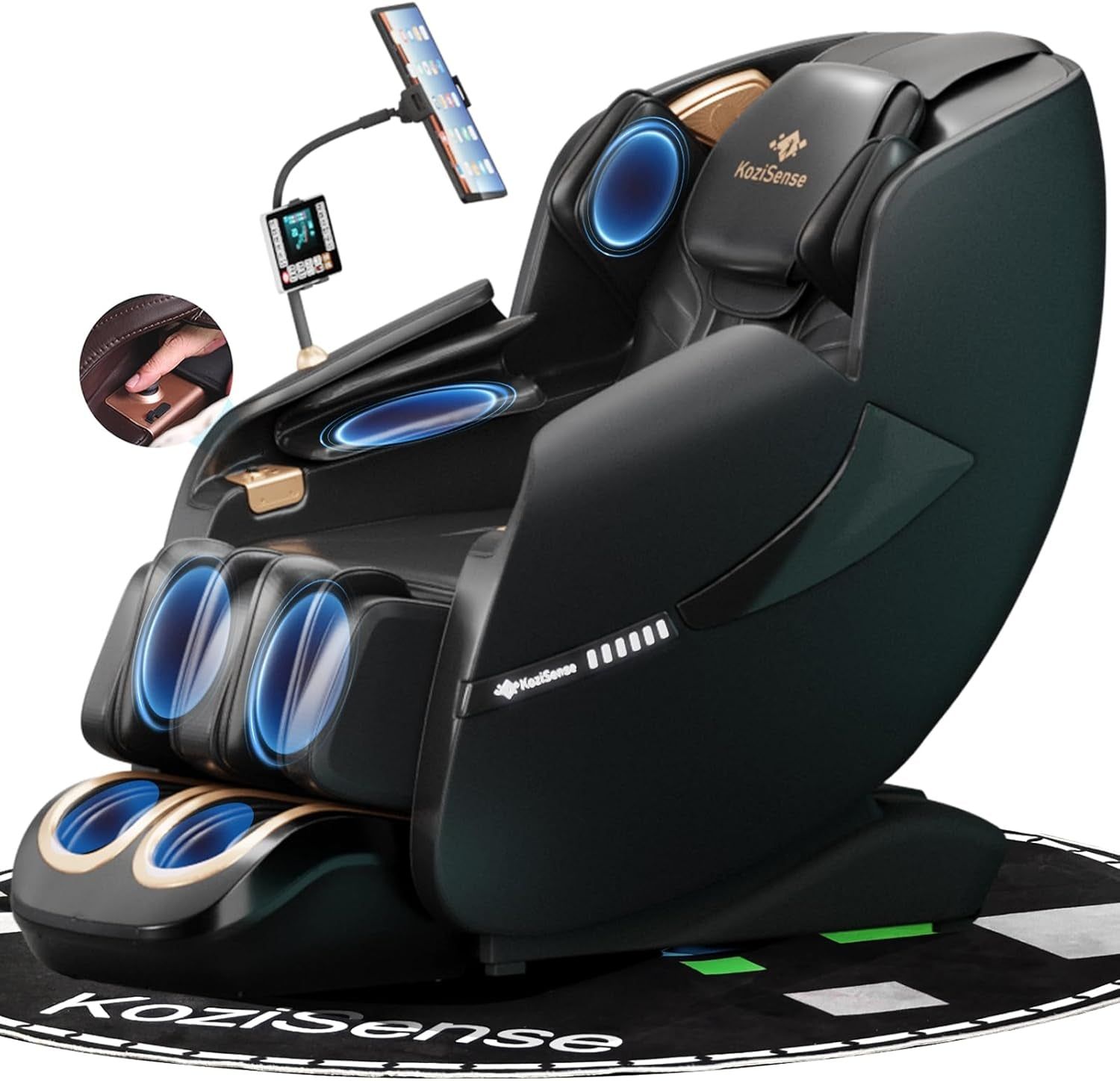 Full Body Zero Gravity Shiatsu Massage Chair With Heat