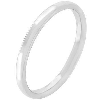 2 mm Stainless Steel Wedding Band