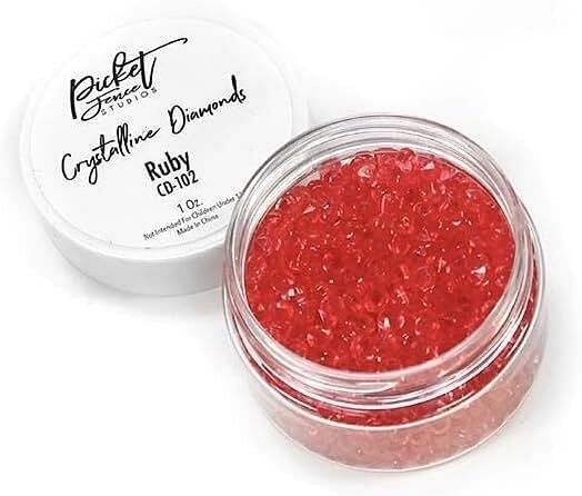 Picket Fence Studios Crystalline Diamonds - Ruby