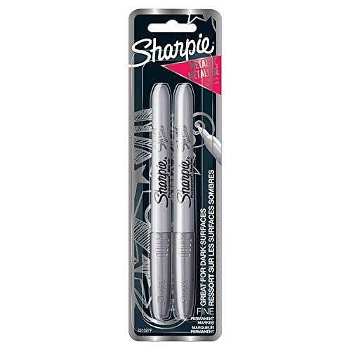 Sharpie Metallic Permanent Markers Fine Point Silver