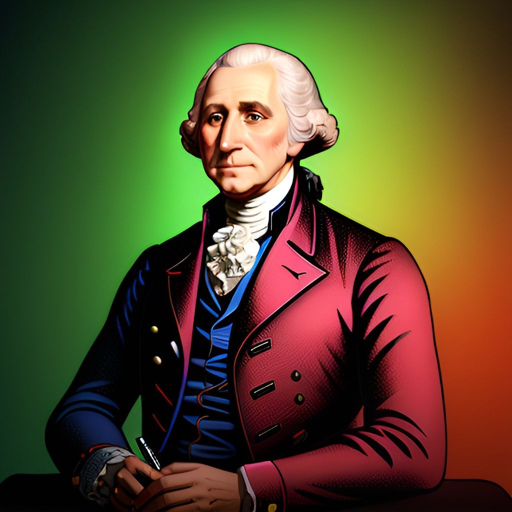 Celebrate USA 250 Years 1776-2026 with the first President Portrait