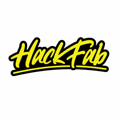 HackFab logo sticker