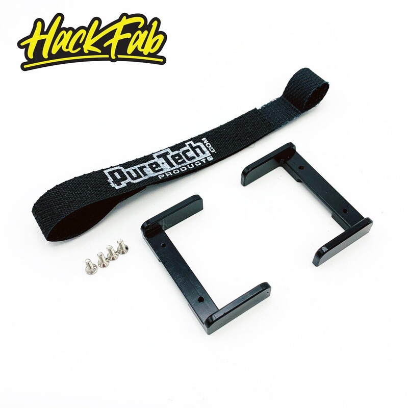 Optional Aluminum Battery Brackets With Velcro Strap