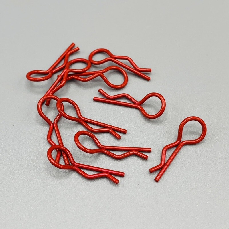 Bent Body Clips (painted) (10)