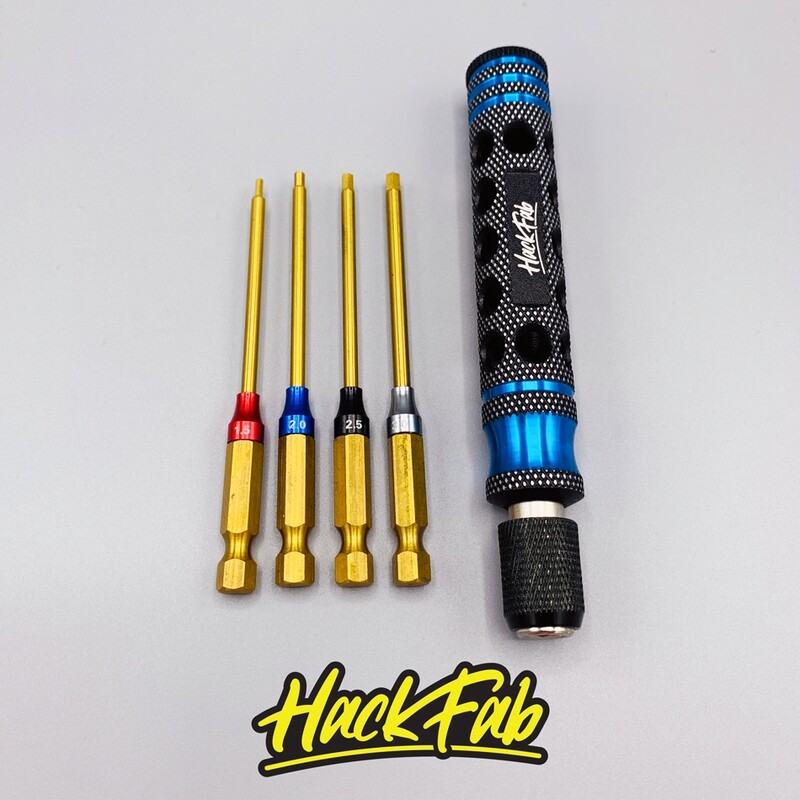 HackFab Metric 1/4" Bit Hex Driver Set