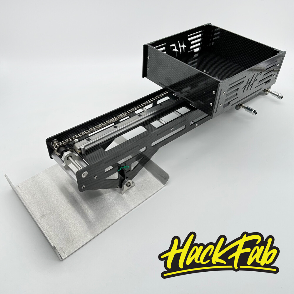 HackFab Evolution Dual Axle R/C Pulling Sled (Carbon)