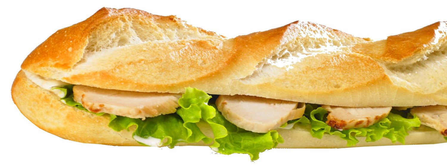 BAGUETTE WITH CHICKEN &amp; LETTUCE