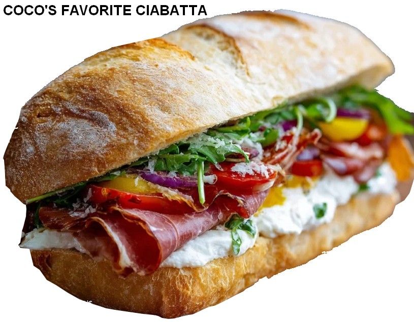COCO'S FAVORITE CIABATTA
