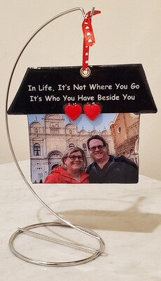 Personalized 3D Photo Ornament With Stand