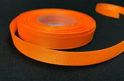 Grosgrain nauha 1,2cm/5m, oranssi Grosgrain nauha 1,2cm/5m, oranssi