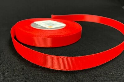 Grosgrain nauha 1,2cm/5m, punainen Grosgrain nauha 1,2cm/5m, punainen