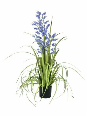 Sinikello tekokukka ruukussa laventeli, 105cm Sinikello tekokukka ruukussa laventeli, 105cm