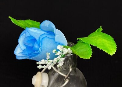 Sininen ruusu tekokukkapää