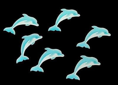 Delfiini askartelukuvio 6kpl