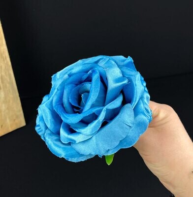 Ruusu tekokukkapää, sininen