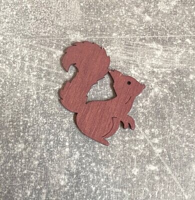 Vanerikuvio orava 2kpl, tumman ruskea