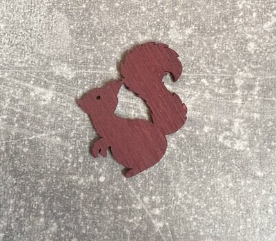 Vanerikuvio orava 2kpl, viininpunainen