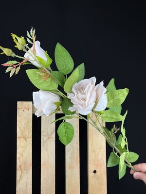 Upea ruusu kestokukka 93cm, vaaleanruskea