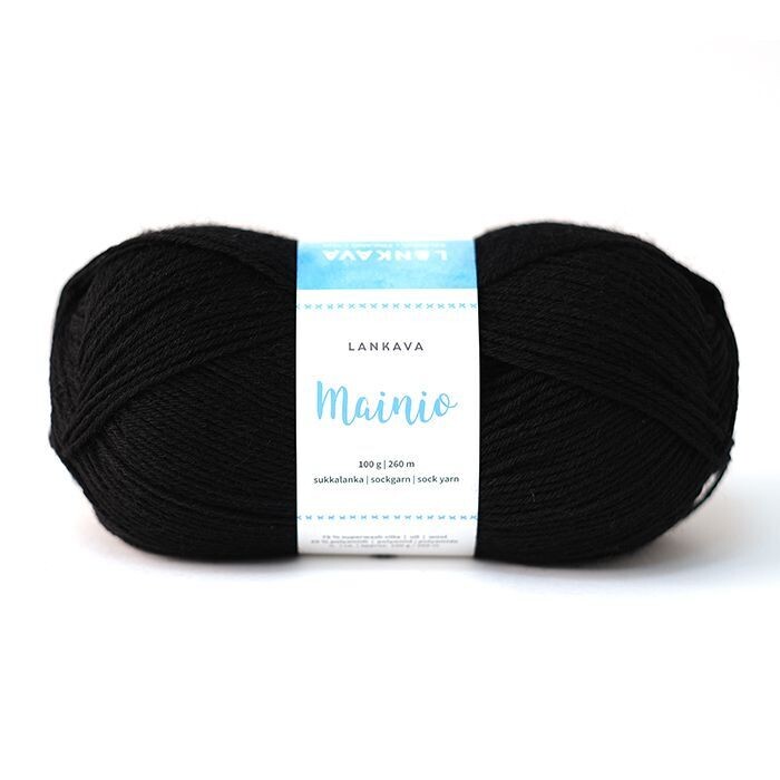 Lankava Mainio sukkalanka 100g - Salmiakki