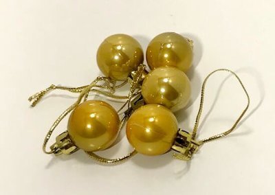 PIENI joulupallo Ø2,5cm, 5kpl, kulta PIENI joulupallo Ø2,5cm, 5kpl, kulta
