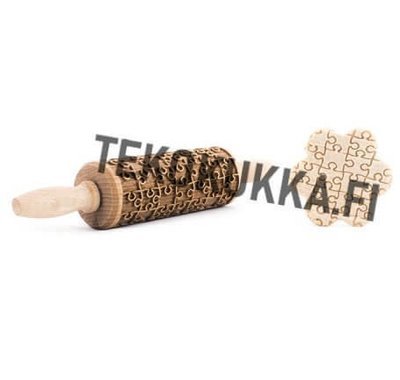 Puinen kuviokaulin: palapeli Puinen kuviokaulin: palapeli