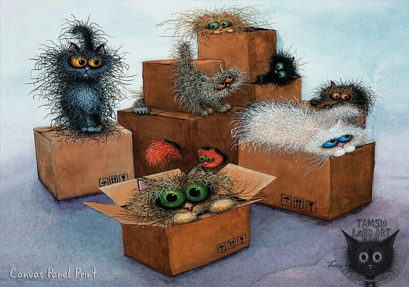 Cardboard City Theme Park - Art Prints