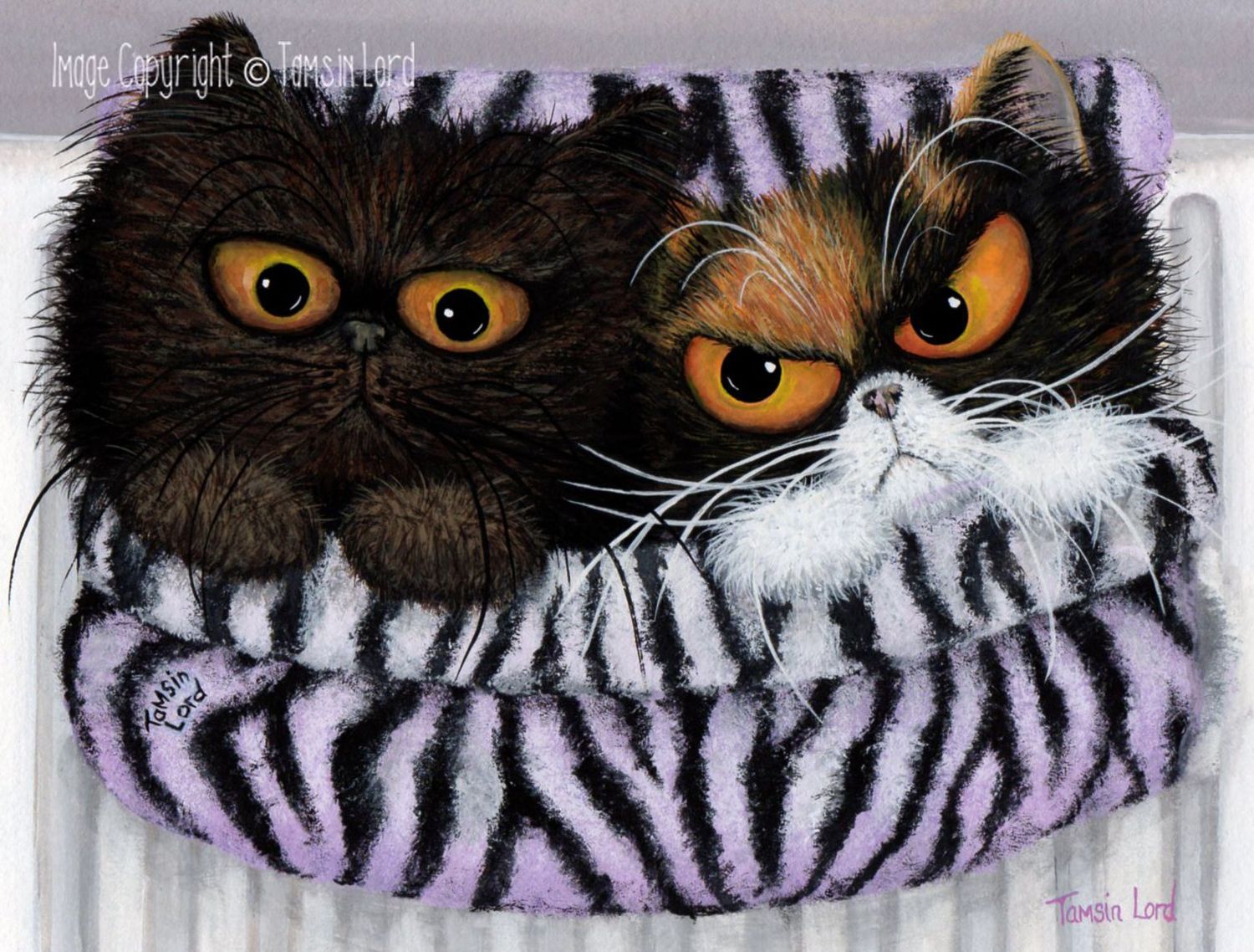 Original Painting: 'Radiator Bed Battles'