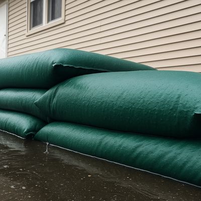 Sandslose Sandsäcke gegen Hochwasser