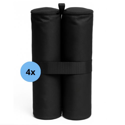 Partyzelt-Gewichtsäcke 4 Stück – Befüllbar bis 10 kg