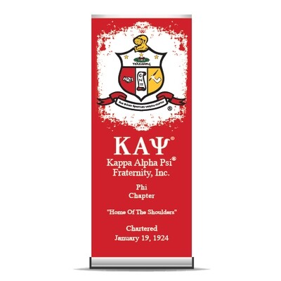 Kappa Alpha Psi®  - Roll Up Banner with Stand