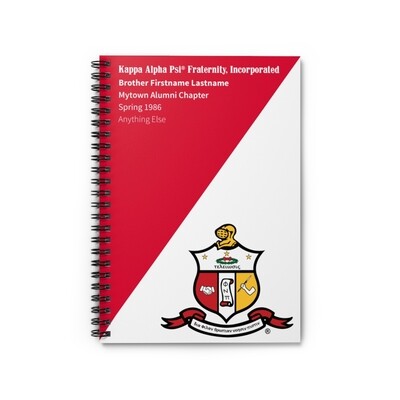 Kappa Alpha Psi® - Personal Journal/Notebook Pair