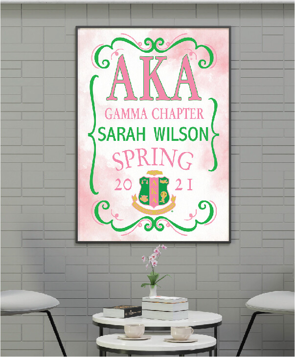 Personalized Soror Poster - 3 Size Options