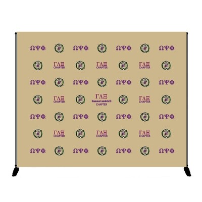 Omega Psi Phi®  - Step and Repeat Photography Backdrop