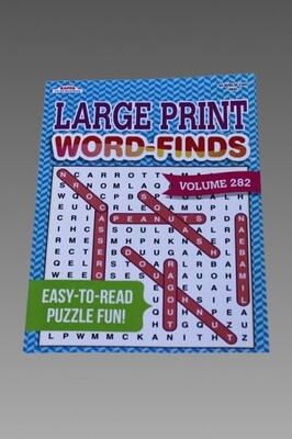 Large Print Word Finds