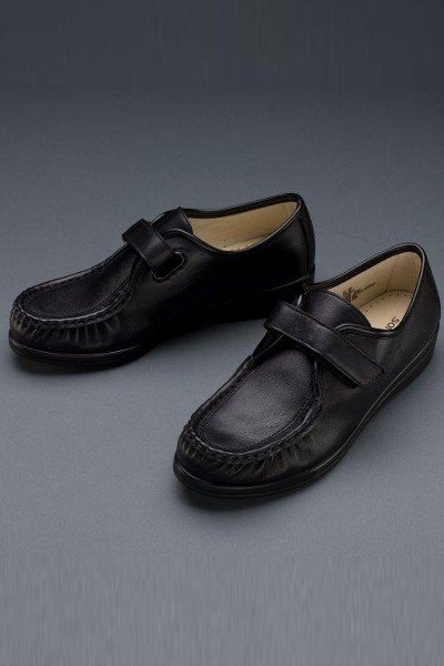 Women's Adjustable Leather Shoes (Black)