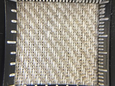 LINEN - DIAGONAL WEAVE