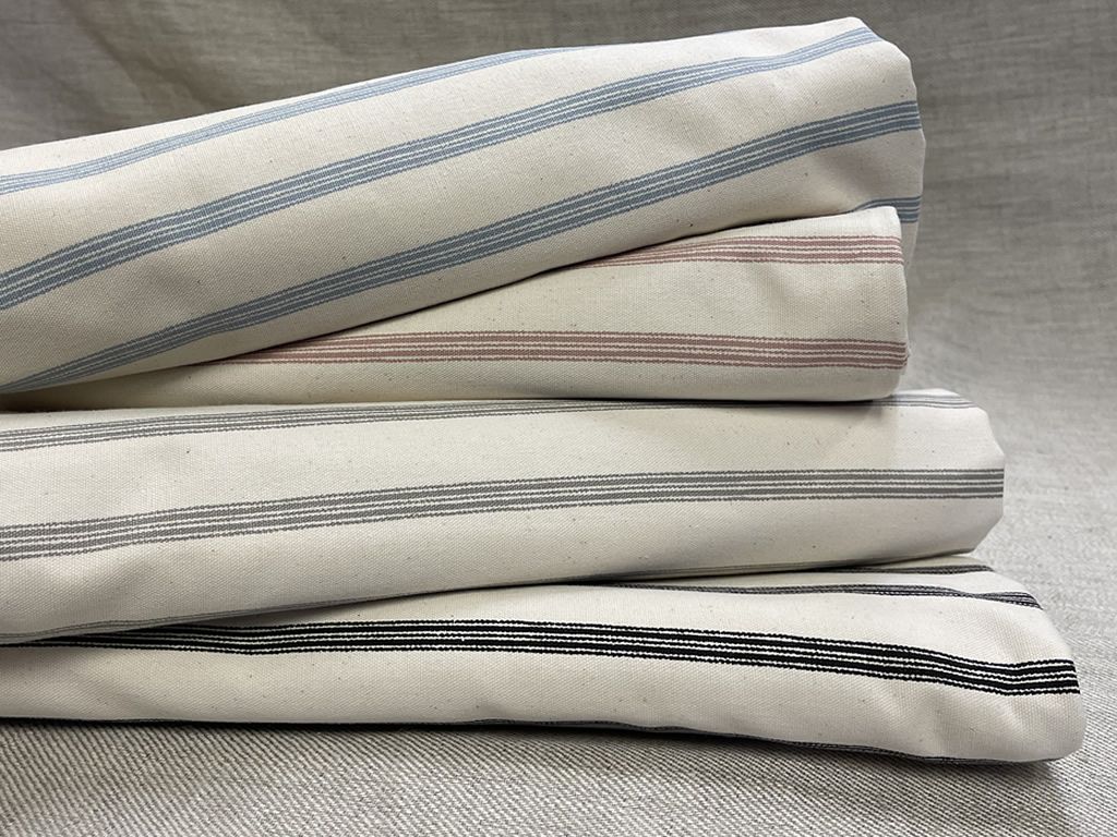 COTTON CANVAS TICKING STRIPE